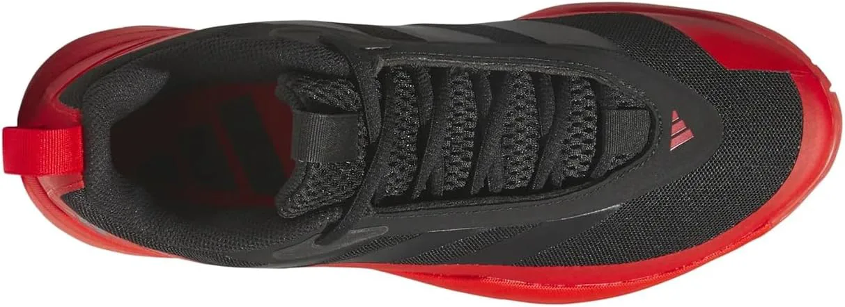 Мужские баскетбольные кроссовки Adidas Subzone, черный/красный — фото 2