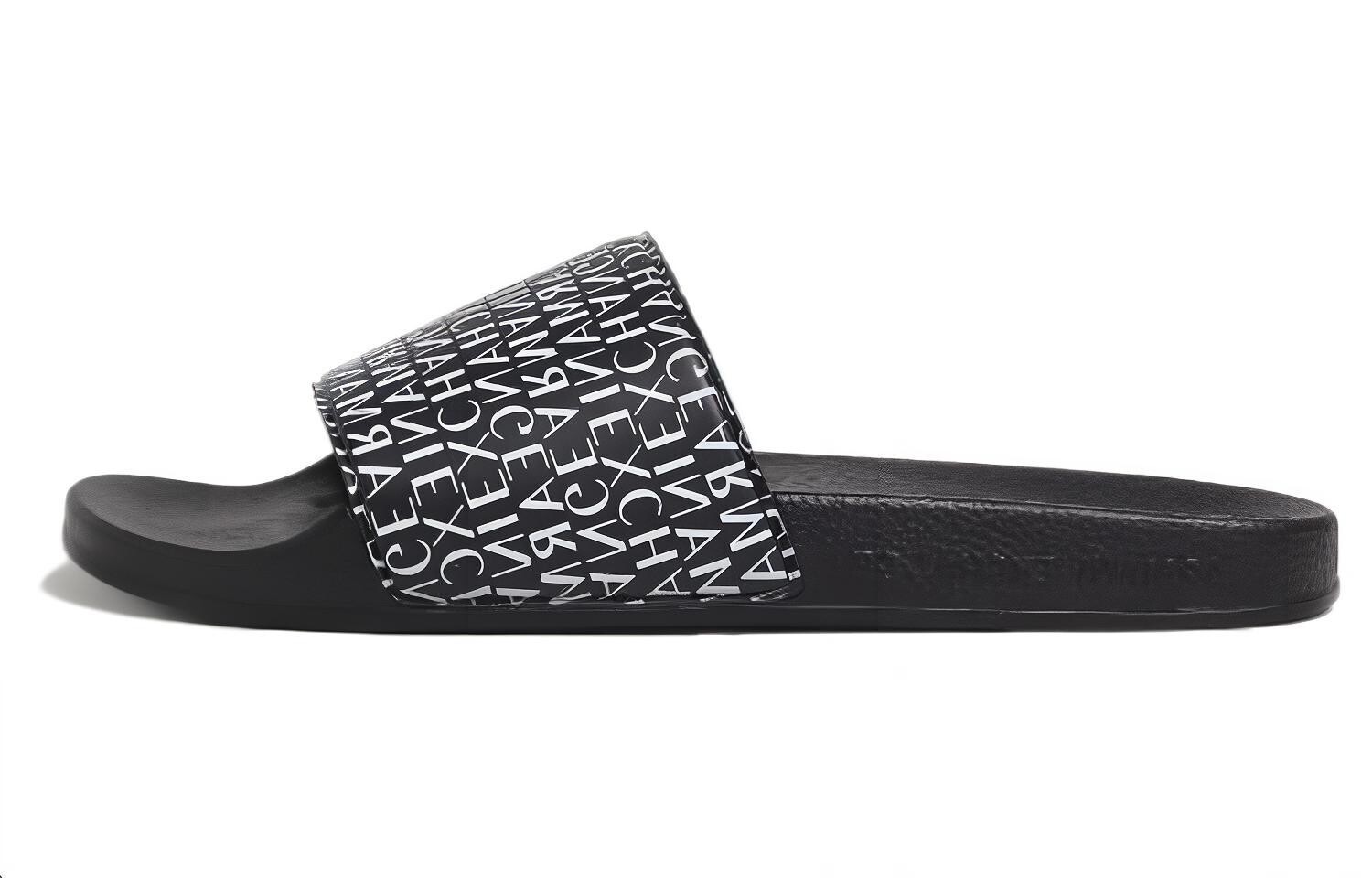 

Шлепанцы мужские черные Armani Exchange
