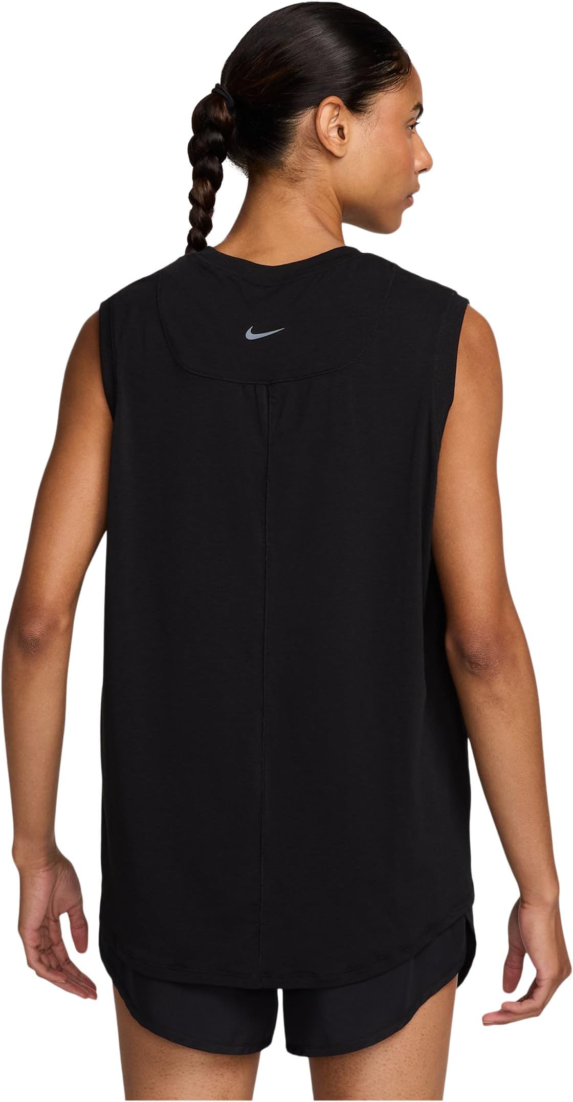 Топ Nike One Relaxed Dri-fit Tank Top, черный — фото 2