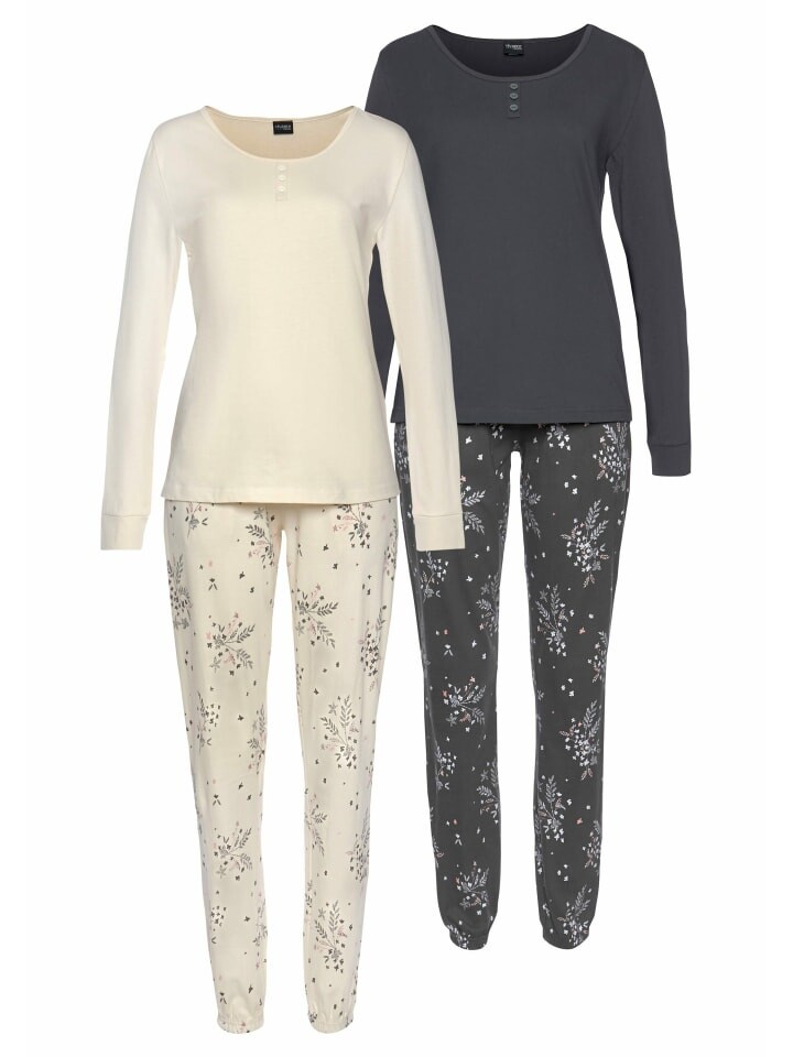 

Пижама VIVANCE DREAMS, цвет anthrazit, beige