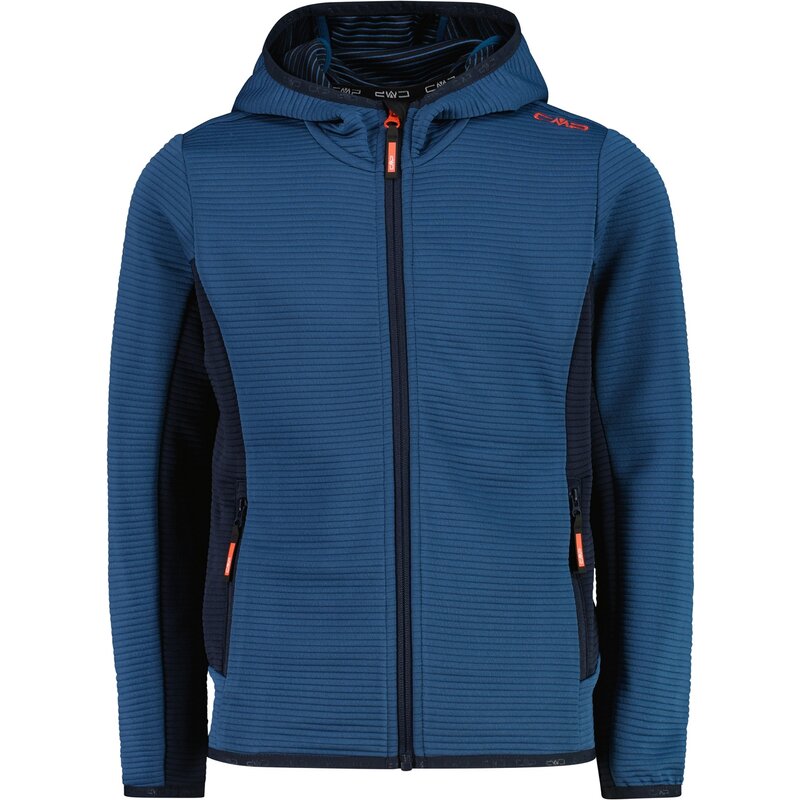 

Детская куртка Kapuzensweat с фиксированным капюшоном Cmp, цвет ocean