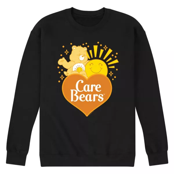 

Мужская флисовая толстовка с логотипом Care Bears Funshine Licensed Character, черный