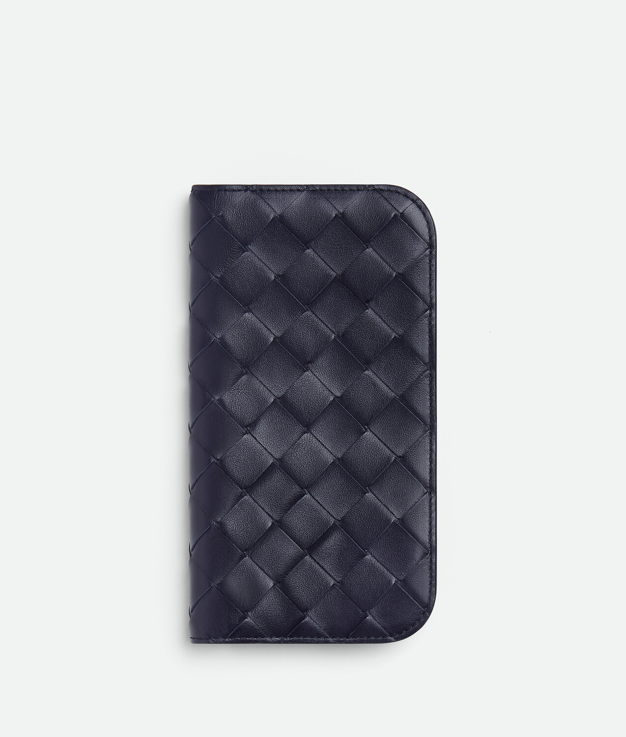 

Чехол foglio для iphone 16 pro с плетением intrecciato BOTTEGA VENETA, ночной