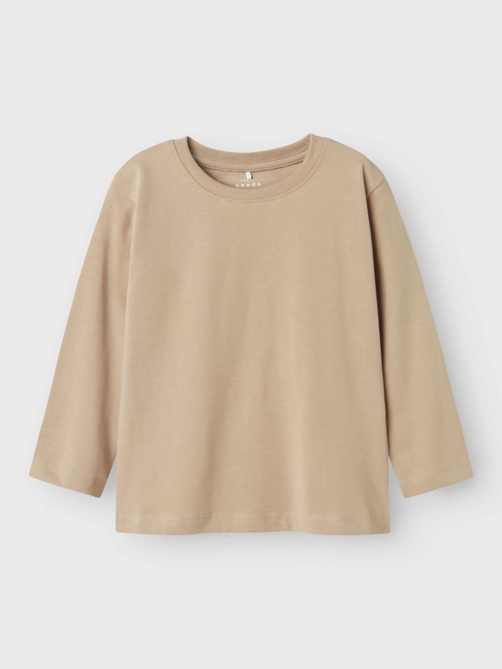 Рубашка с длинными рукавами NMMVOBBO LS NREG TOP из чистого кашемира name it — фото 4