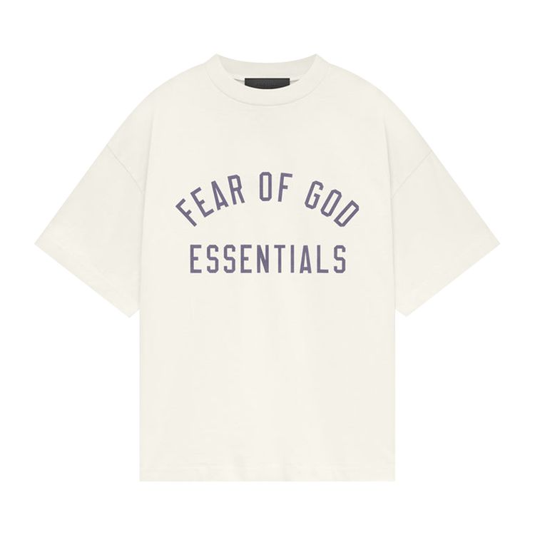 

Футболка Fear of God Essentials Kids Jersey Crewneck Tee Shell, кремовый