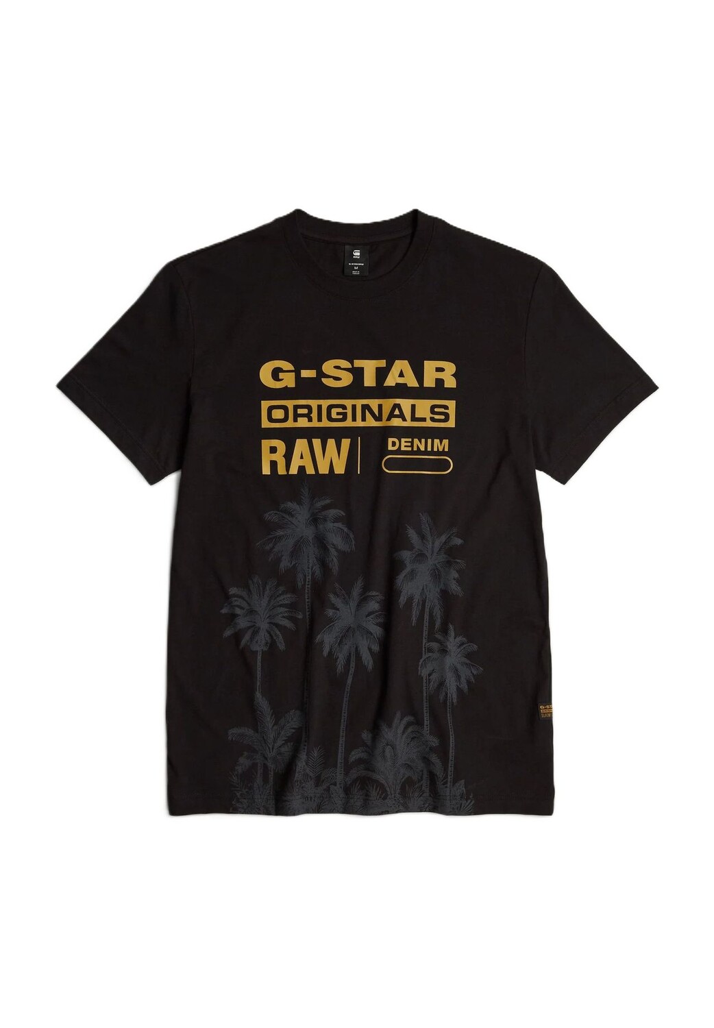

Футболка, хлопок, мужская G-STAR RAW, черный