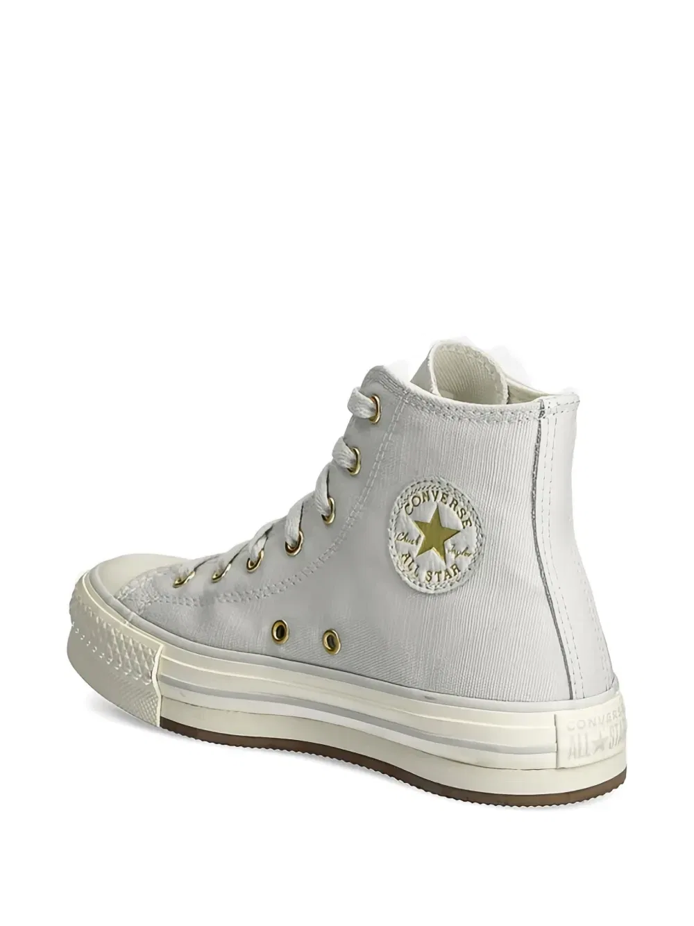 Кроссовки Chuck Taylor All Star Eva Lift на платформе Converse Kids, серый — фото 3