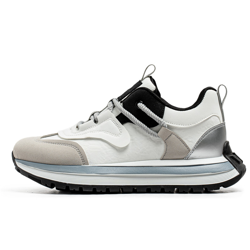 

Boogie Bear Мужские повседневные кеды низкие бело-серые, цвет White Gray