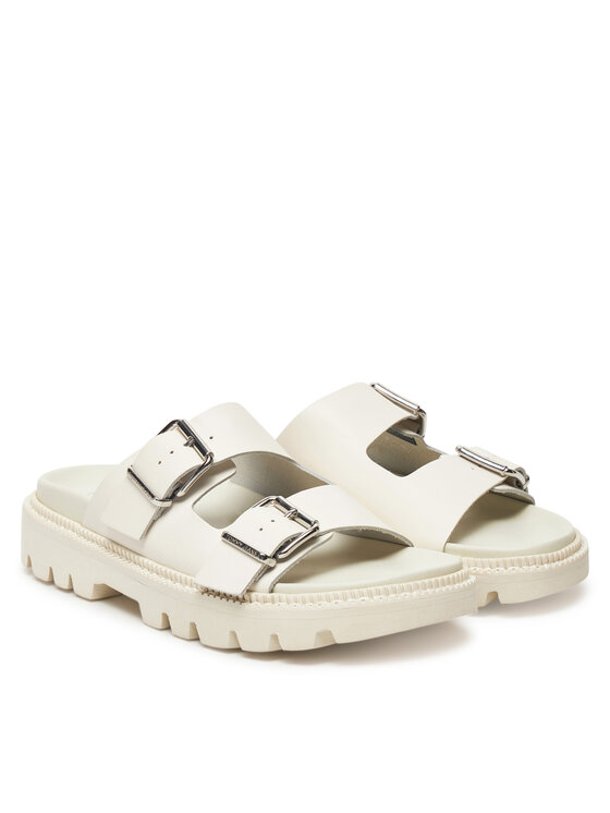 Мюли Tjw Double Strap Sandal EN0EN02753 Tommy Jeans, белый — фото 2