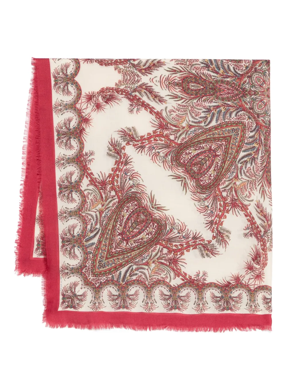 

Шарф с узором пейсли ETRO, нейтральный