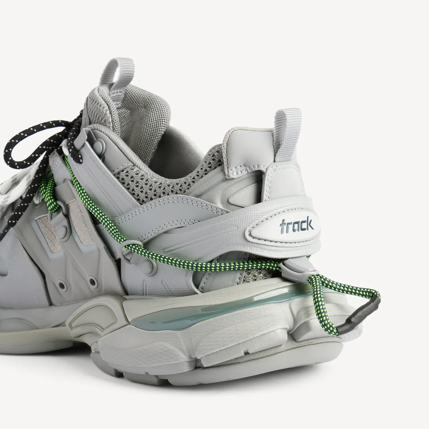 Мужские кроссовки Track Trail Laces серого/желтого/белого/синего цвета BALENCIAGA, белый — фото 3