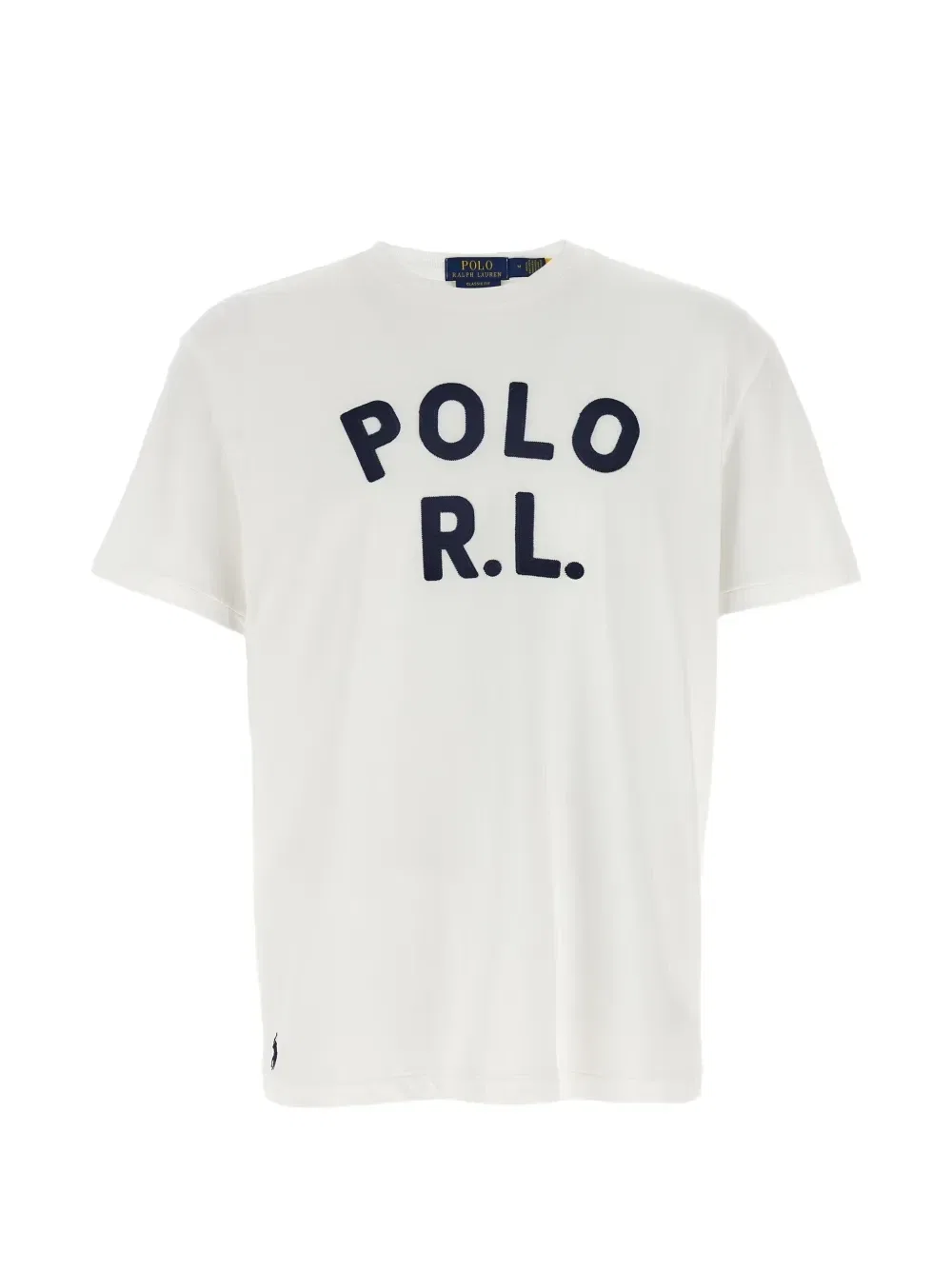 Футболка с логотипом-нашивкой POLO RALPH LAUREN, белый