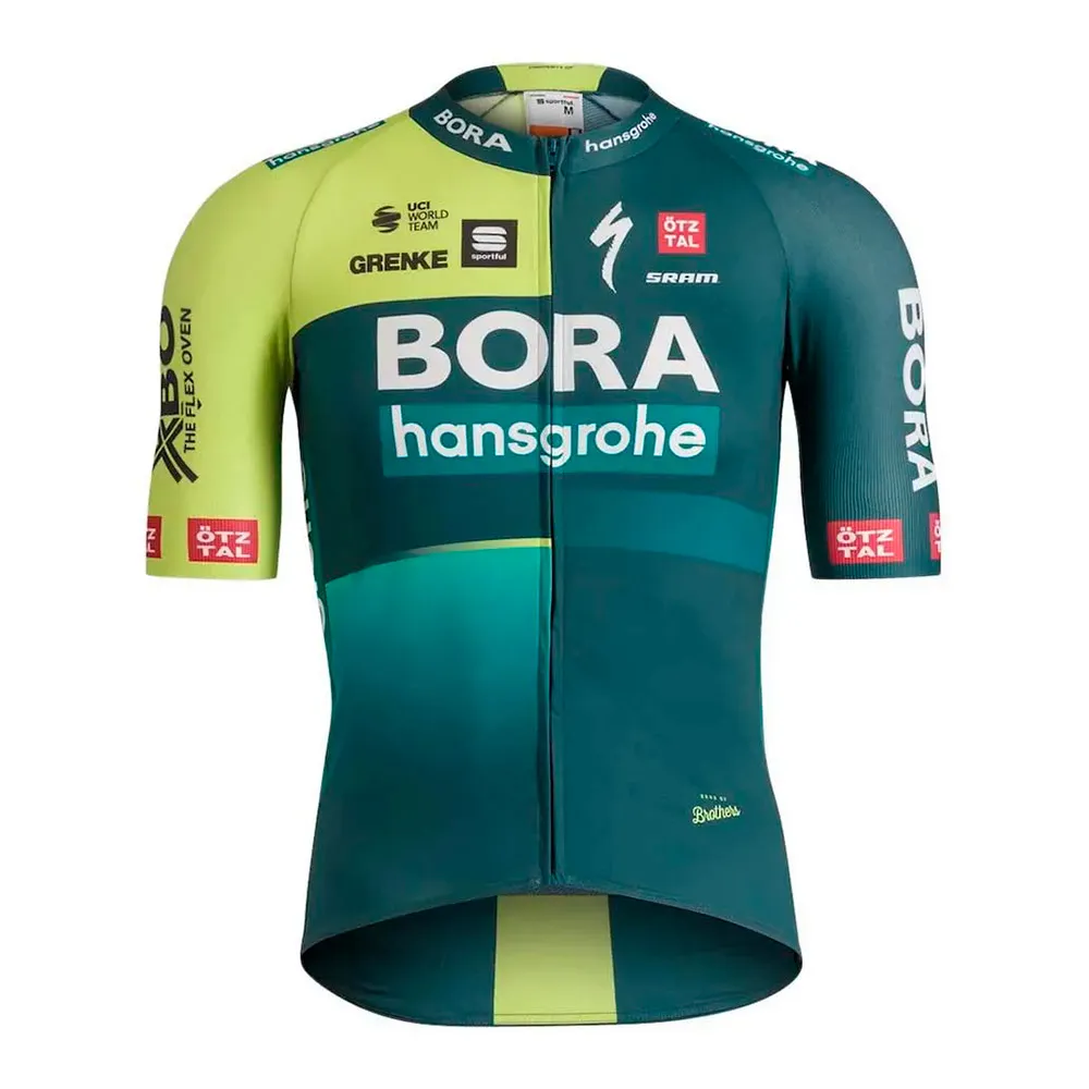 

Джерси Sportful Bomber Bora-Hansgrohe 2024 short sleeve, зеленый