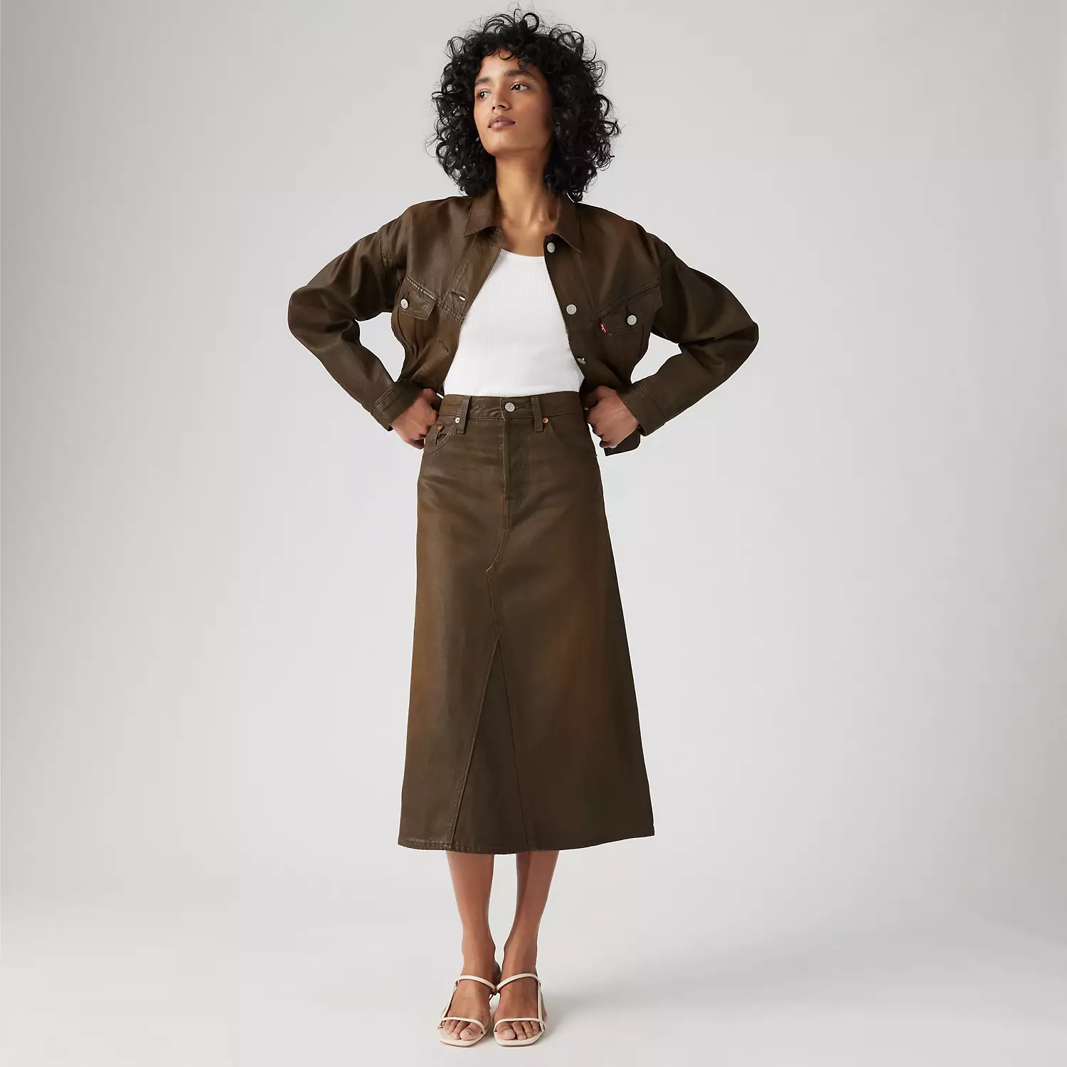 

Юбка Pay Day с покрытием Levi's, цвет Pay Day Skirt - Brown