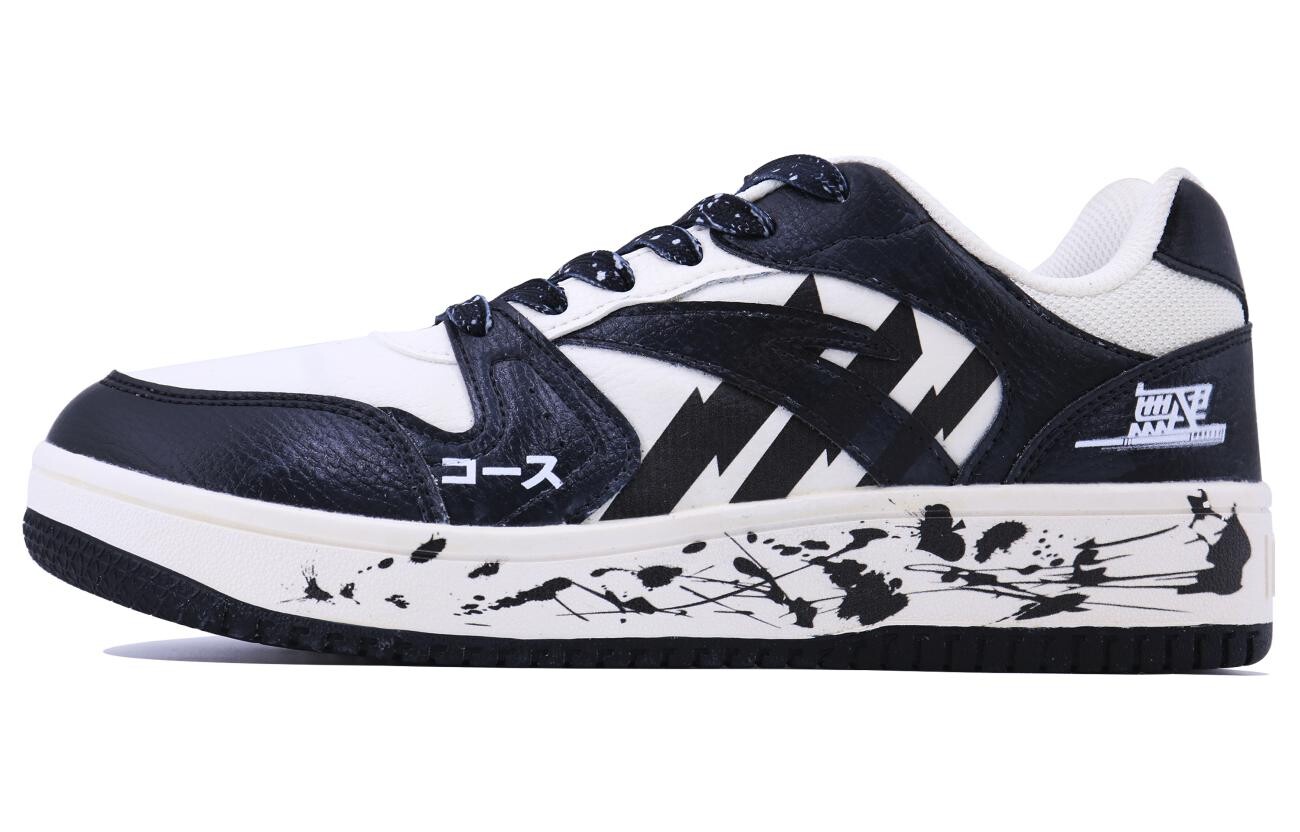 

Кроссовки ANTA Skateboarding Shoes Men Low-top Black/grey, белый