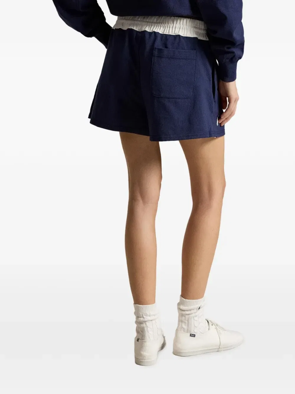 Шорты для регби с нашивкой-эмблемой Wimbledon POLO RALPH LAUREN, синий — фото 4