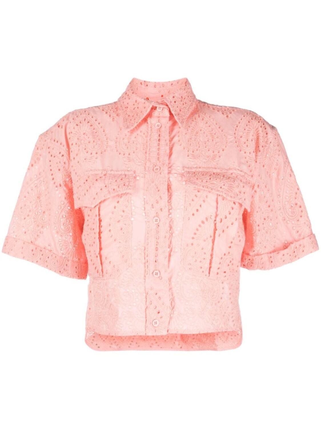 

Forte Dei Marmi Couture рубашка с вышивкой, розовый