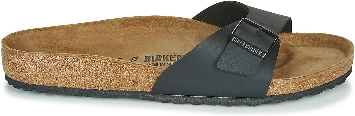 Мужские блестящие мюли Madrid Birkenstock, черный — фото 3