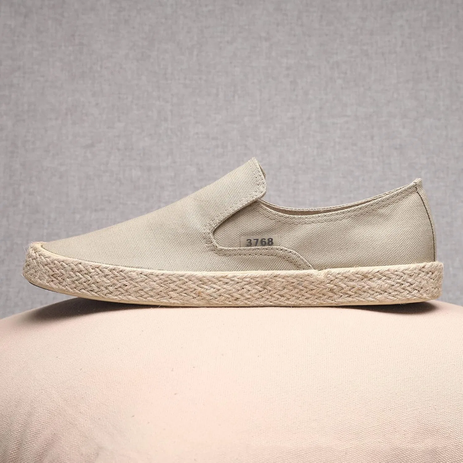 Мужские лоферы на платформе, дышащие, Khaki generic — фото 3