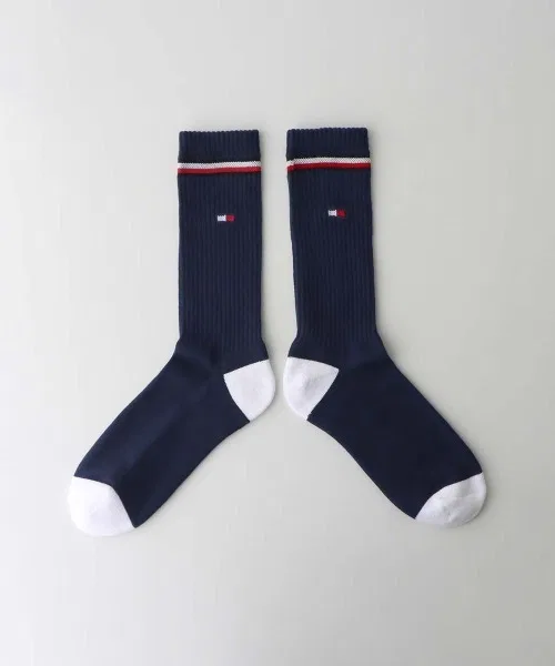 [Комплект из 3 шт.] Мужские и женские ребристые носки TOMMY HILFIGER из органического хлопка с махровой подошвой и одноточечной разметкой 92554051 — фото 2