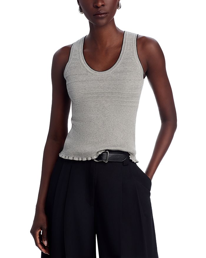 

Трикотажный топ Eloise Proenza Schouler White Label, серый