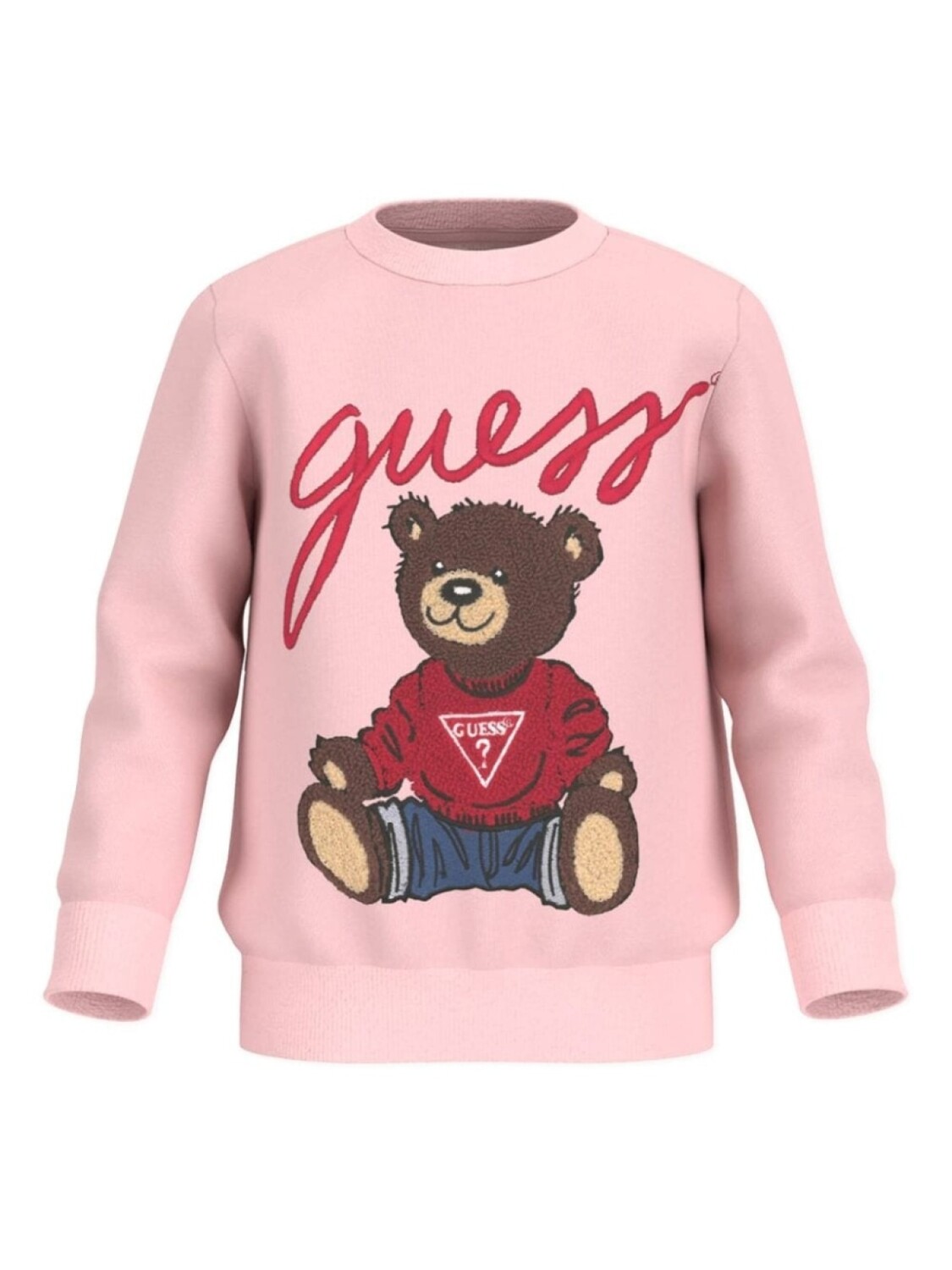 

Guess kids толстовка Guess Bear, розовый