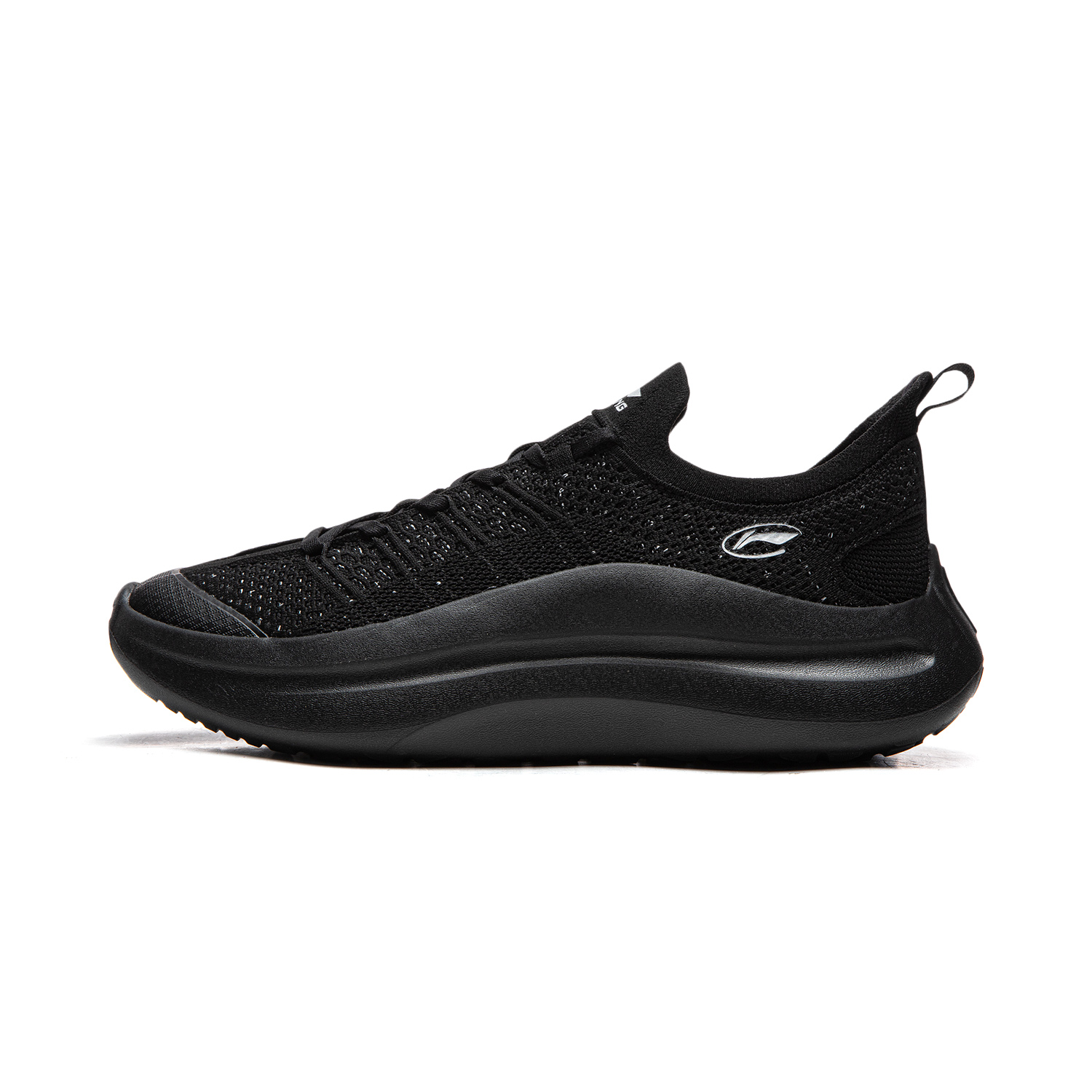 

Li-Ning Cloud Wave Slip On Cushioning Slip Resistant Abrasion Resistant Lightweight низкие повседневные кроссовки мужские Black