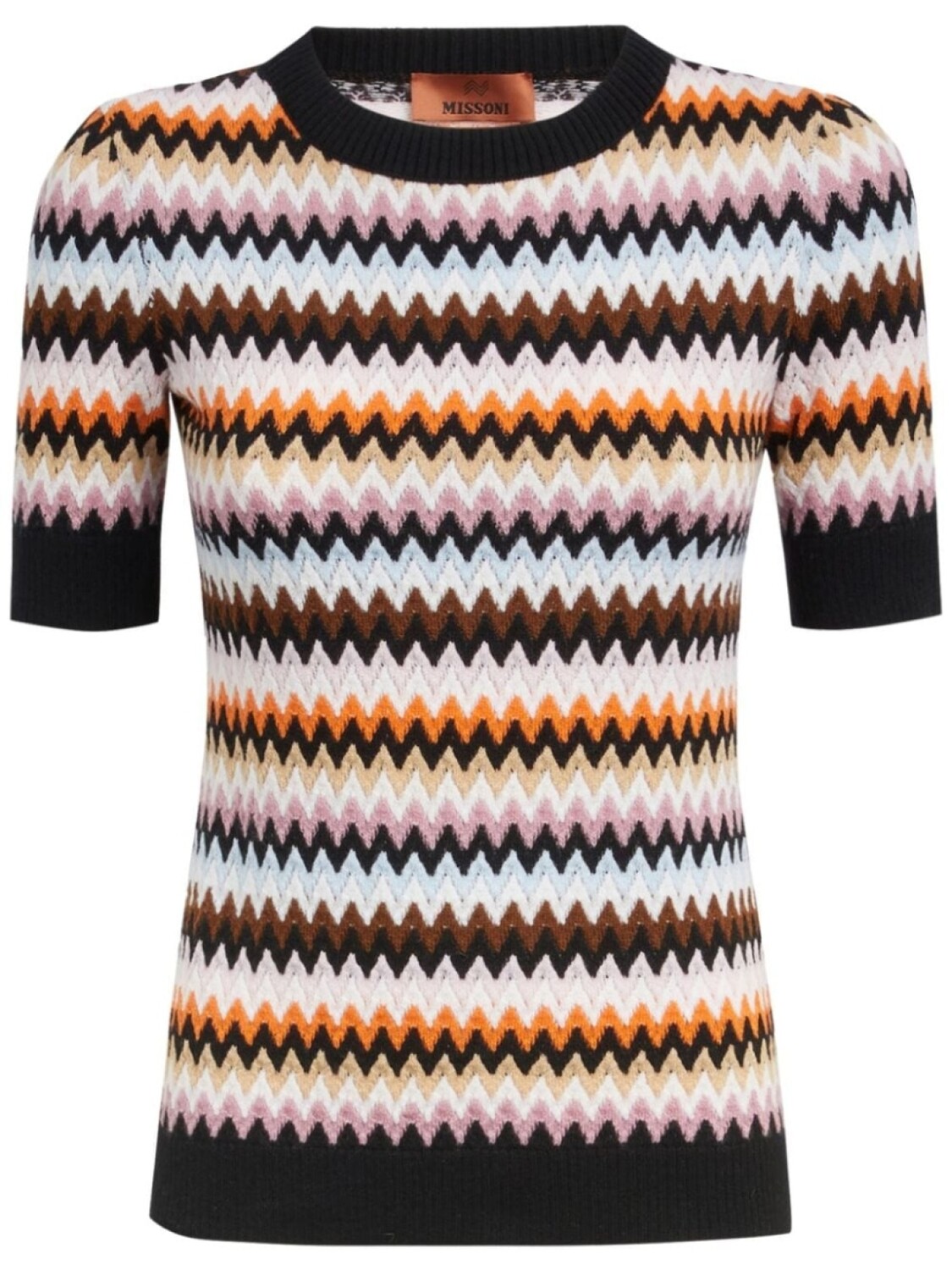 

Missoni трикотажный топ с узором зигзаг, черный