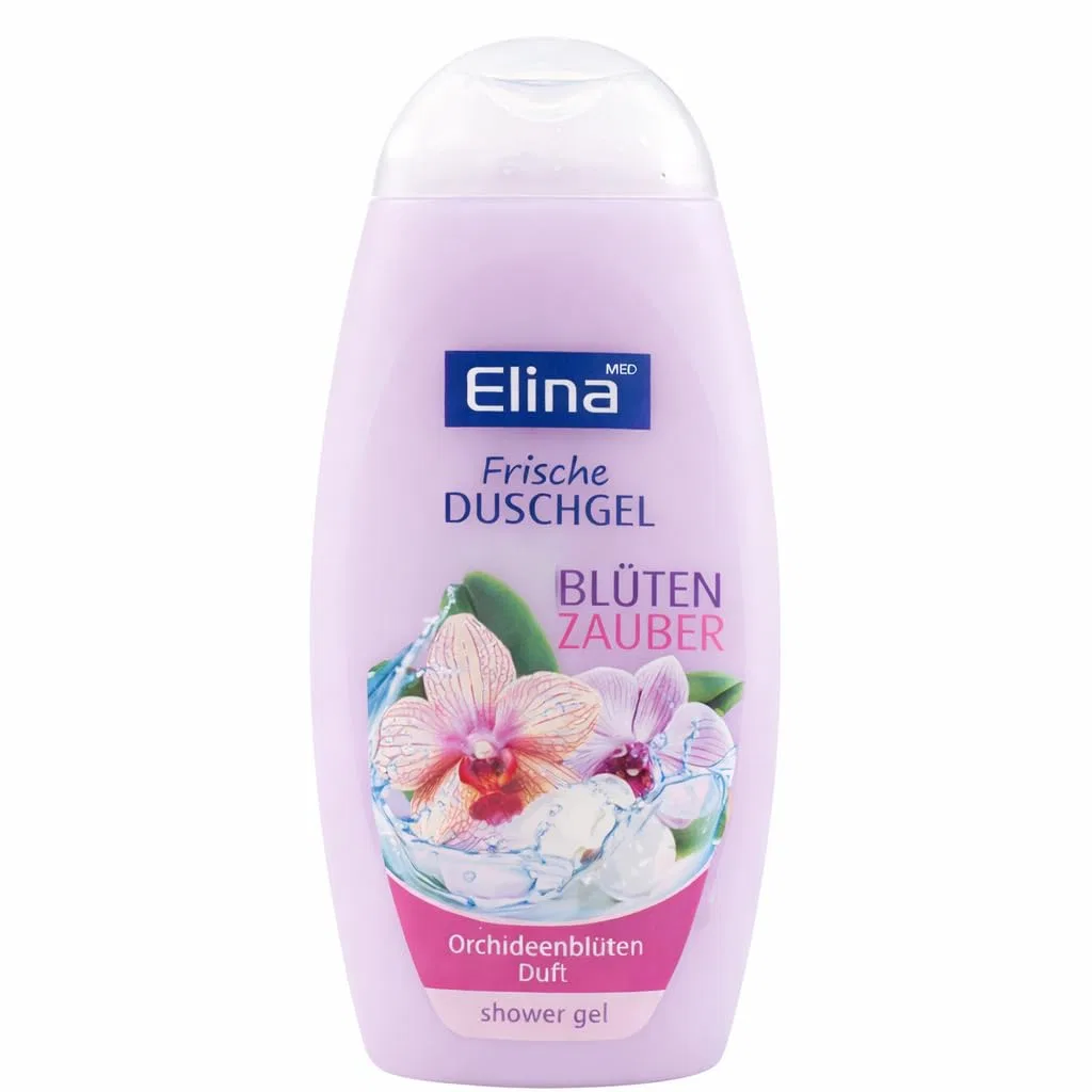 Гель для душа Elina Med Fresh Flower Magic с ароматом орхидеи Elinamed