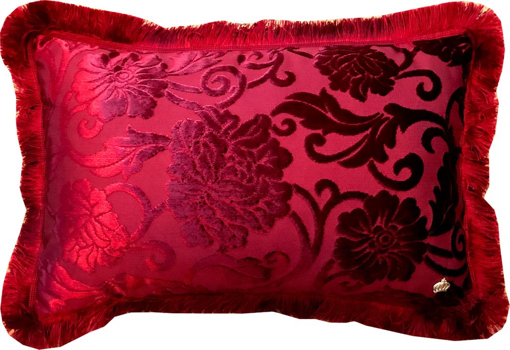 

Роскошная подушка Pompöös от Casa Padrino от Harald Glööckler Elegance Collection Baroque узор Bordeaux 35 x 55 см - роскошная подушка