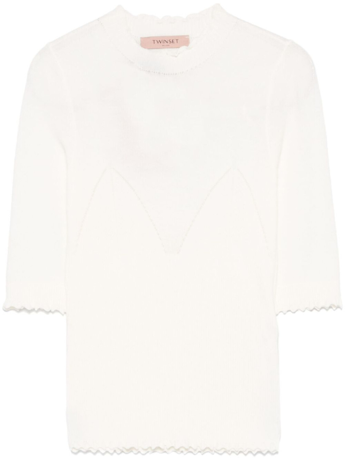 

TWINSET трикотажная футболка, белый