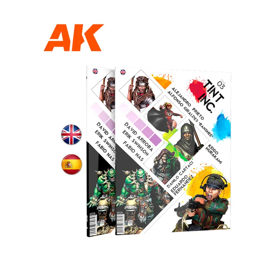 

# 3 Tint Inc. (испанское издание), Modelling & Painting Magazines (AK-Interactive)