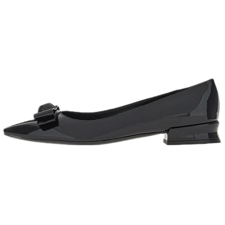 

Туфли женские Ferragamo Vara с острым носком, черный