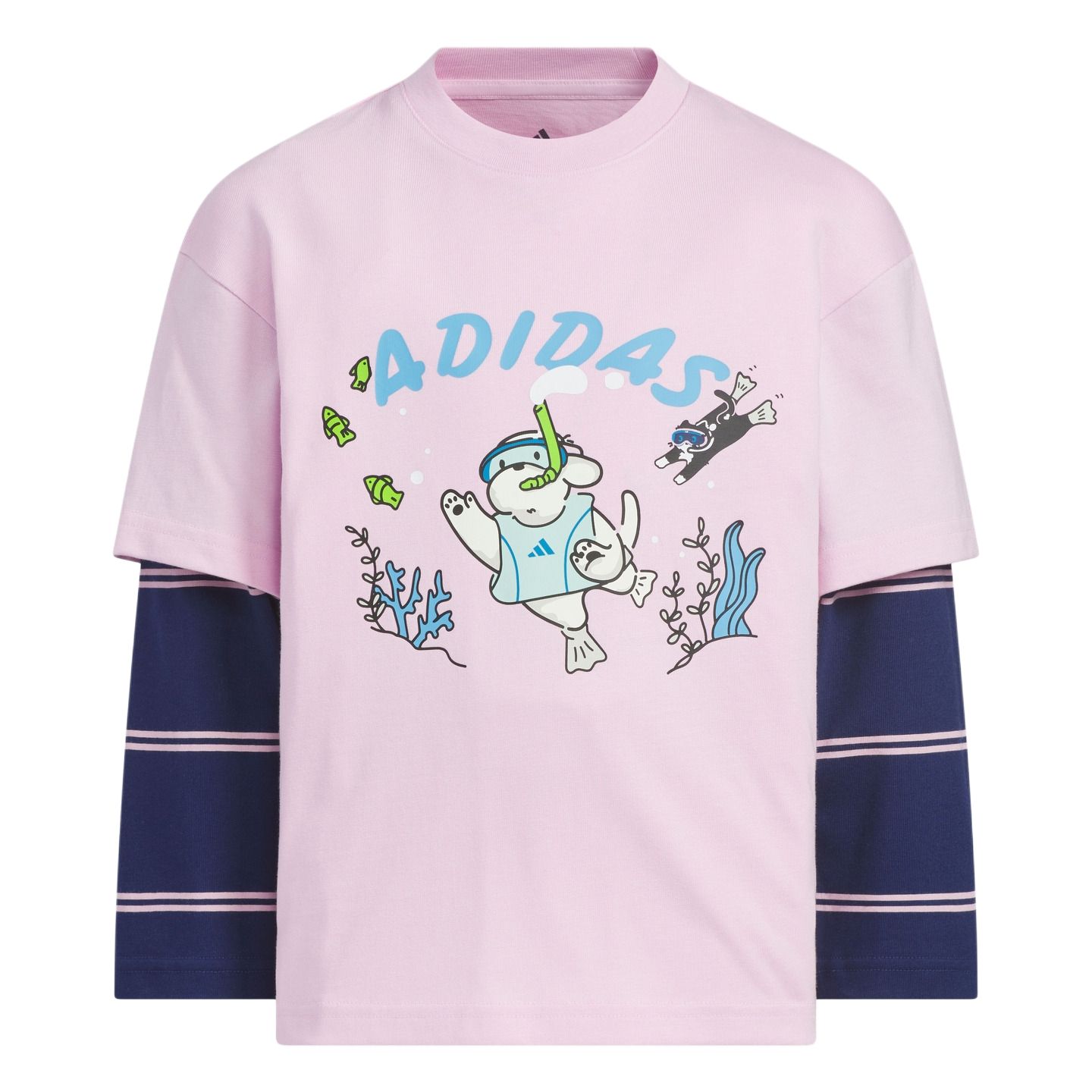 

Детская футболка Adidas, светло-фиолетовый