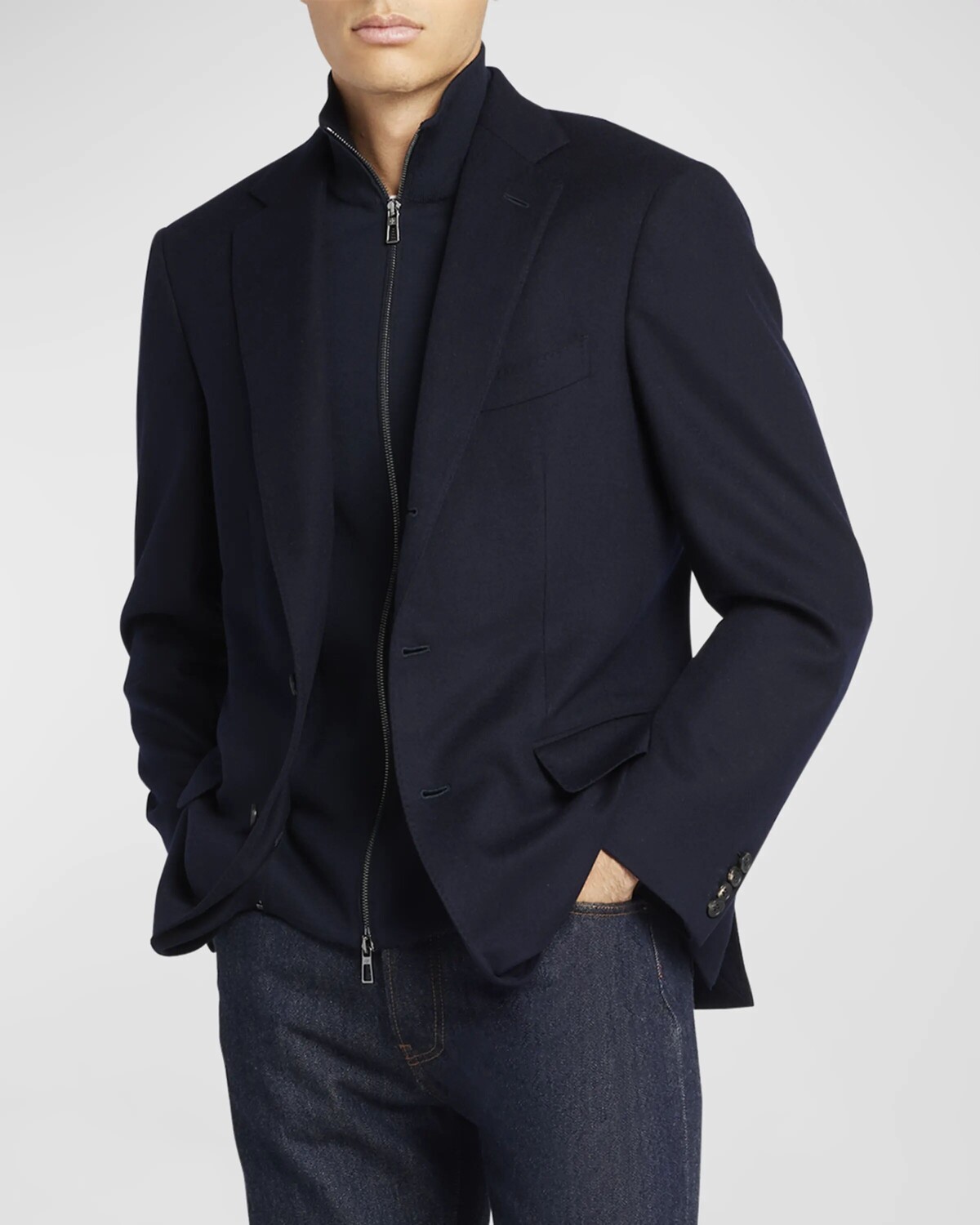 

Мужская куртка нового заказа Loro Piana, цвет Blue Navy, Синий, Мужская куртка нового заказа Loro Piana, цвет Blue Navy