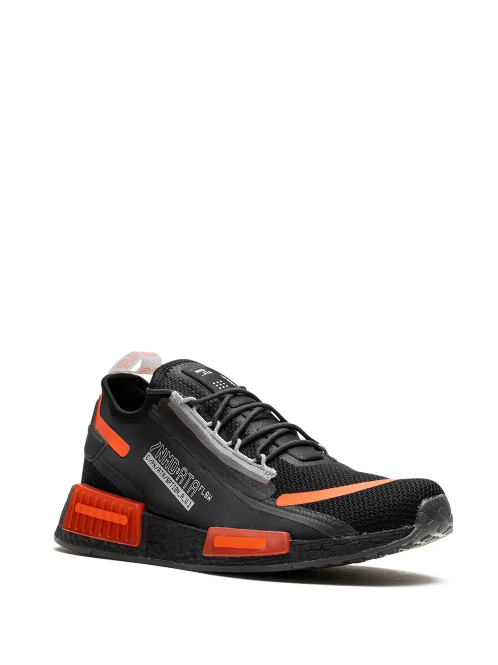 Кроссовки NMD R1 Spectoo adidas, черный — фото 2