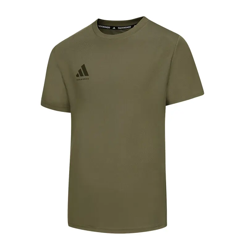 Adidas Футболка SS25 Unisex Olive Green — фото 3