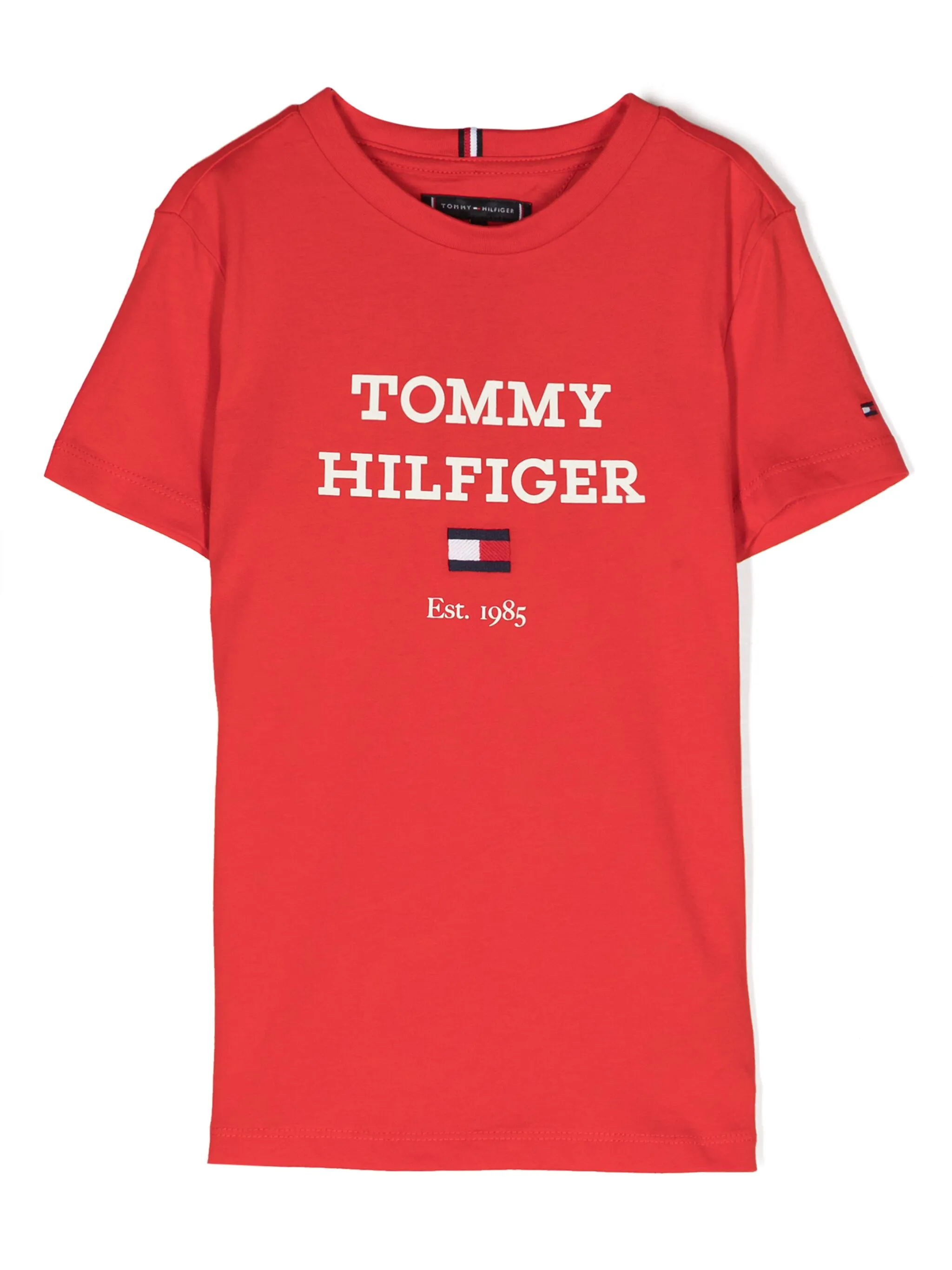 

Футболка с логотипом Tommy Hilfiger Junior, красный