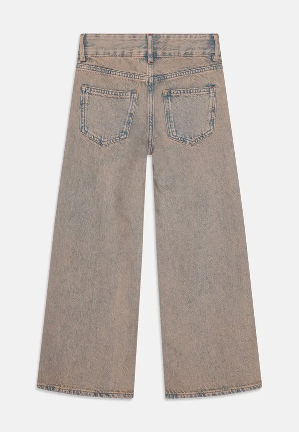 Джинсы kogbaxter с широкими прямыми штанинами Only Girls, Light Blue Denim/Tinted — фото 2