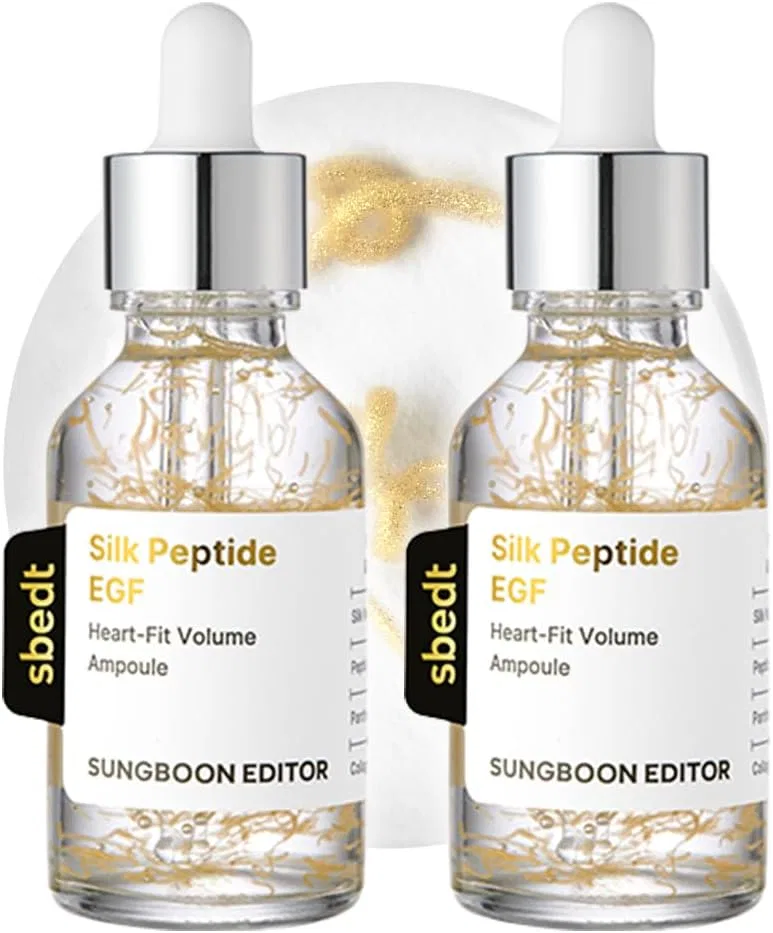 Набор Sungboon Editor — Для лица Silk Peptide EGF Heart-Fit Volume Ampule , 35 мл, набор 2 шт