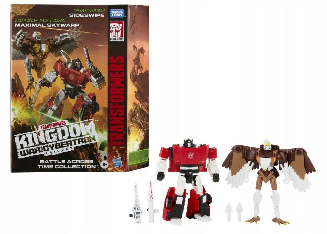 

Набор TRANSFORMERS KINGDOM MAXIMAL SKYWARP SIDESWIPE 2в1 Inna marka