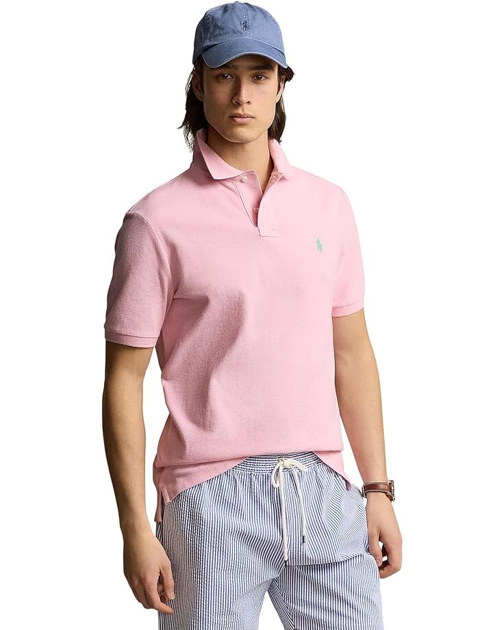 

Поло Polo Ralph Lauren Classic Fit Mesh Shirt, цвет Pink 2