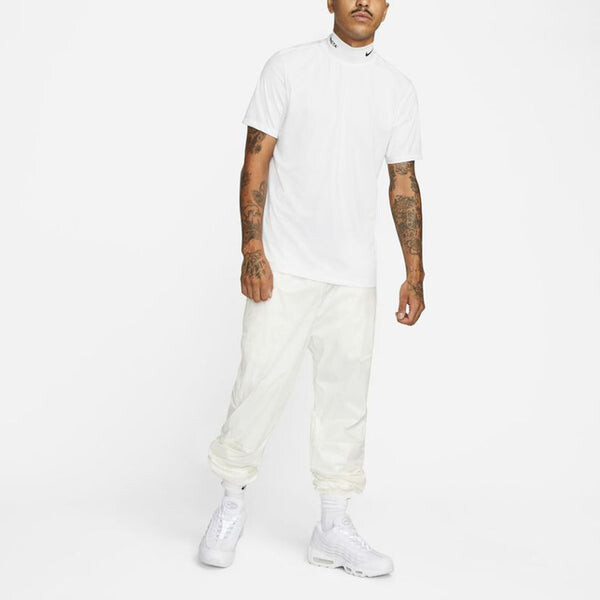Футболка Nike x Drake NOCTA Golf Short Sleeve Mock Neck Top 'White', мультиколор — фото 3