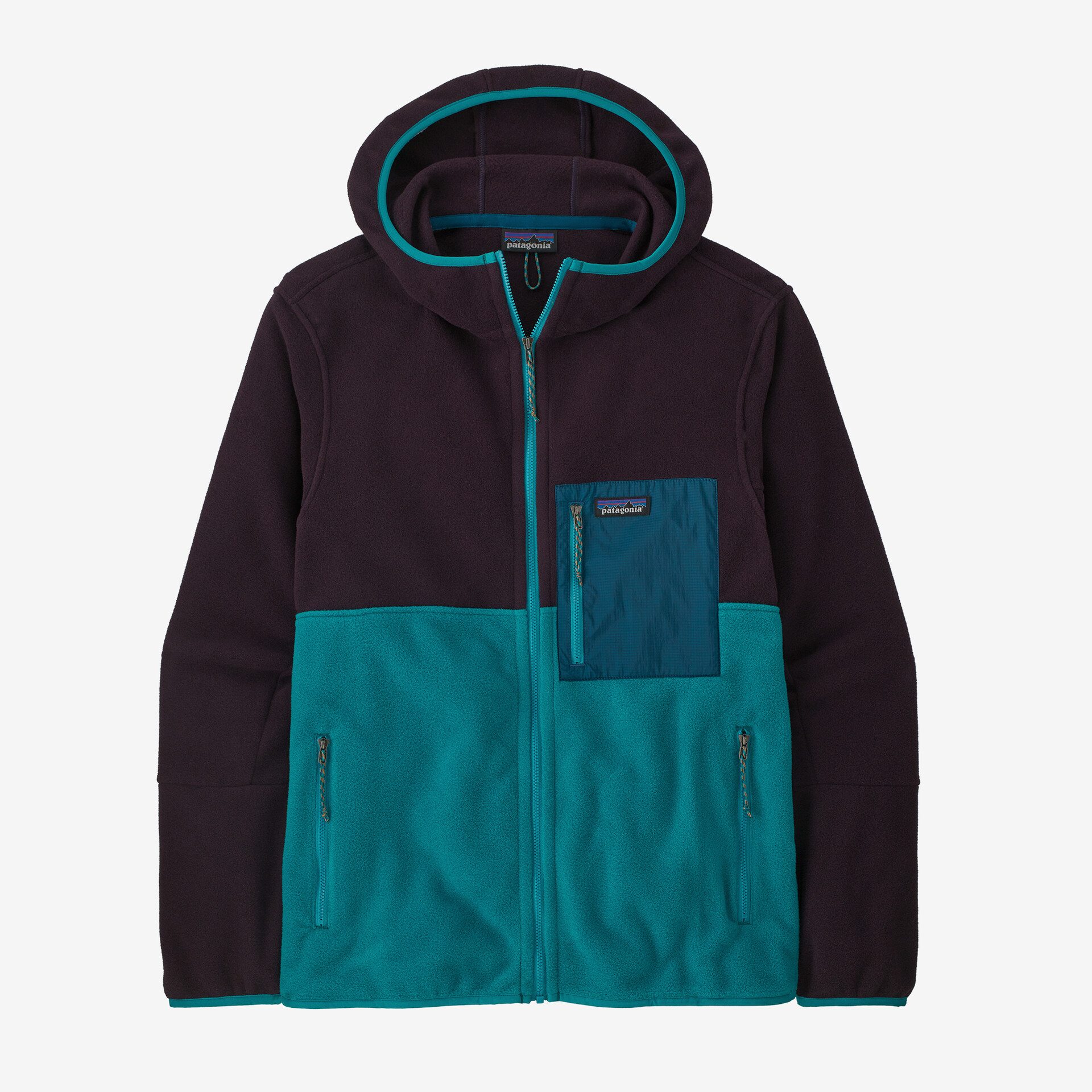 

Мужская флисовая толстовка Microdini Patagonia, цвет Belay Blue