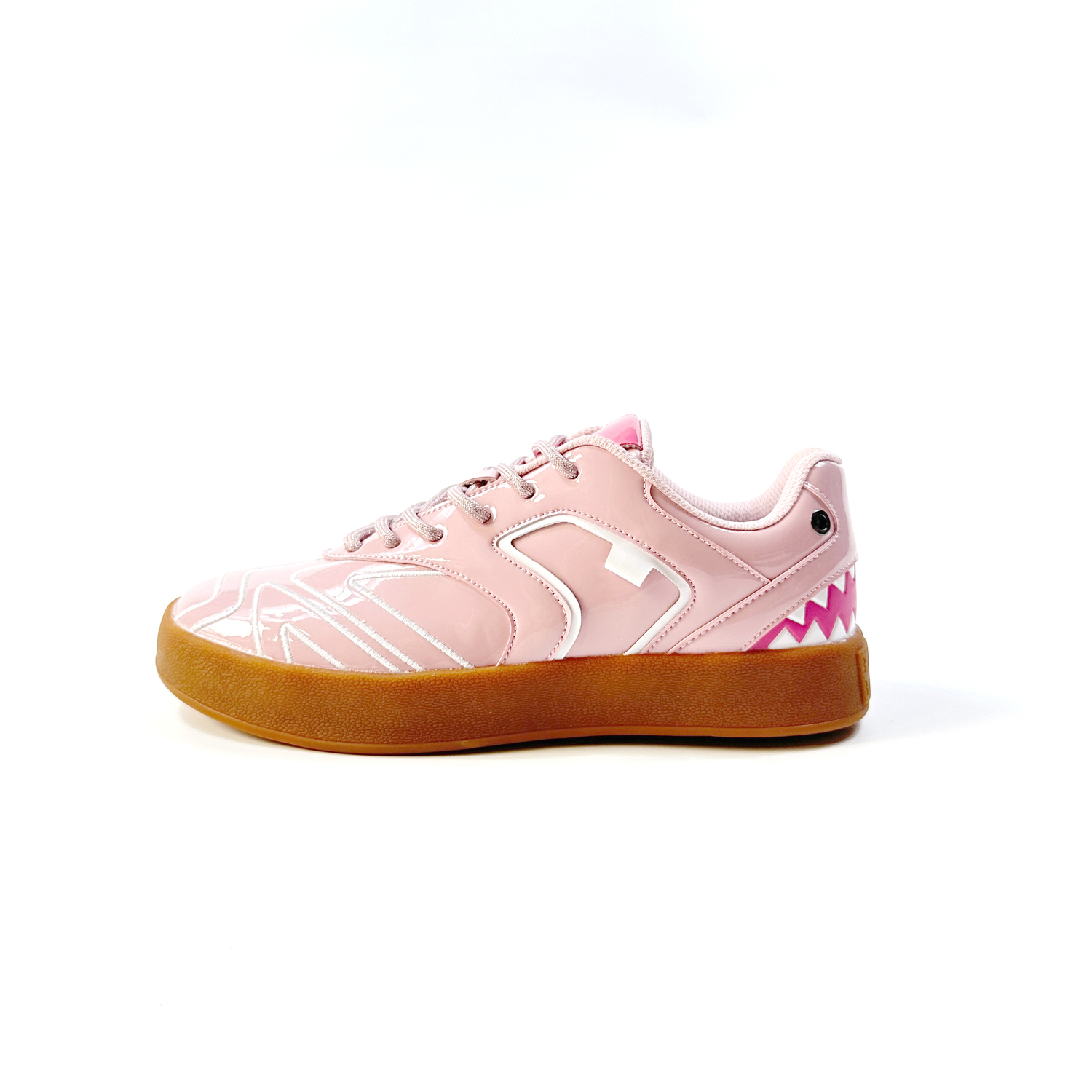 

JYVME Износостойкие, легкие и дышащие лоу-топ скейтбордские кроссовки Unisex - Pink Shark, цвет Pink Shark