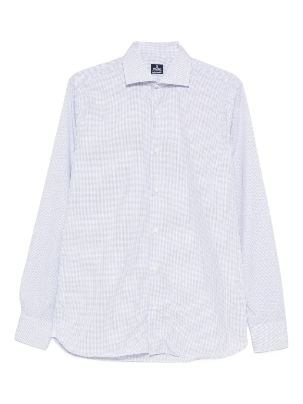 

Полосатая рубашка на пуговицах Truzzi, синий