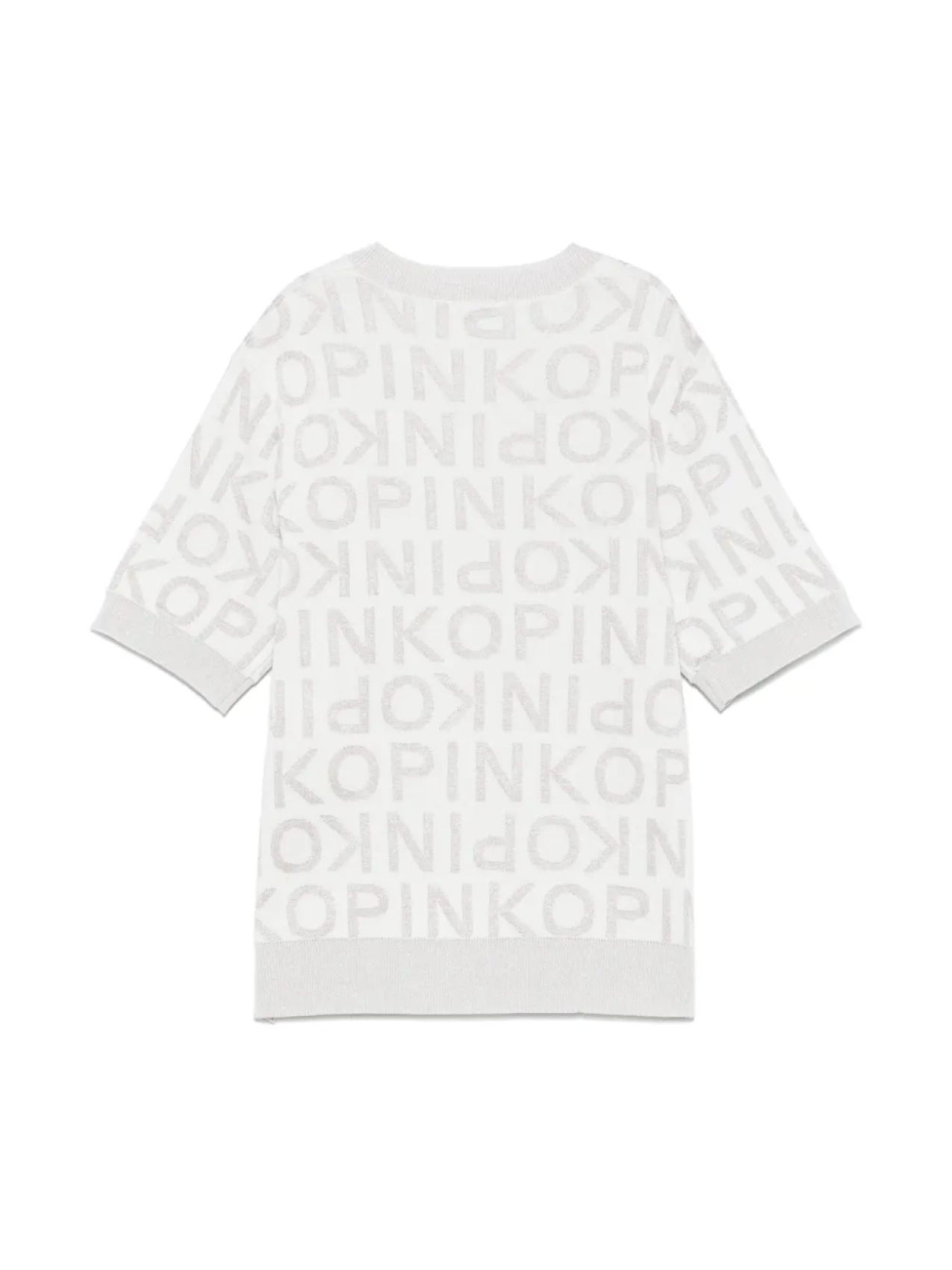 Pinko Kids футболка с логотипом, нейтральный — фото 2