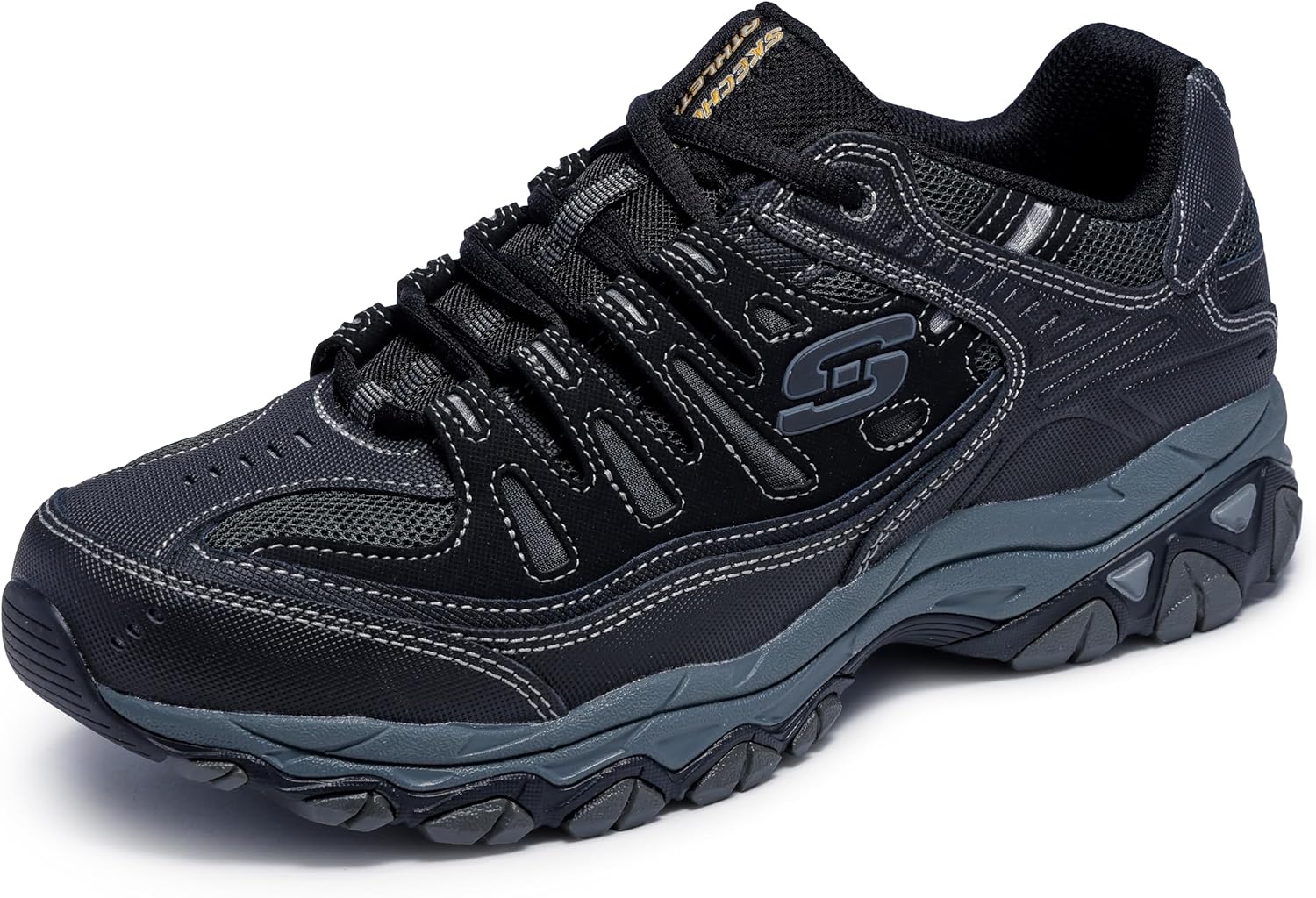 

Мужские модные кроссовки Skechers Afterburn M. Fit, черный