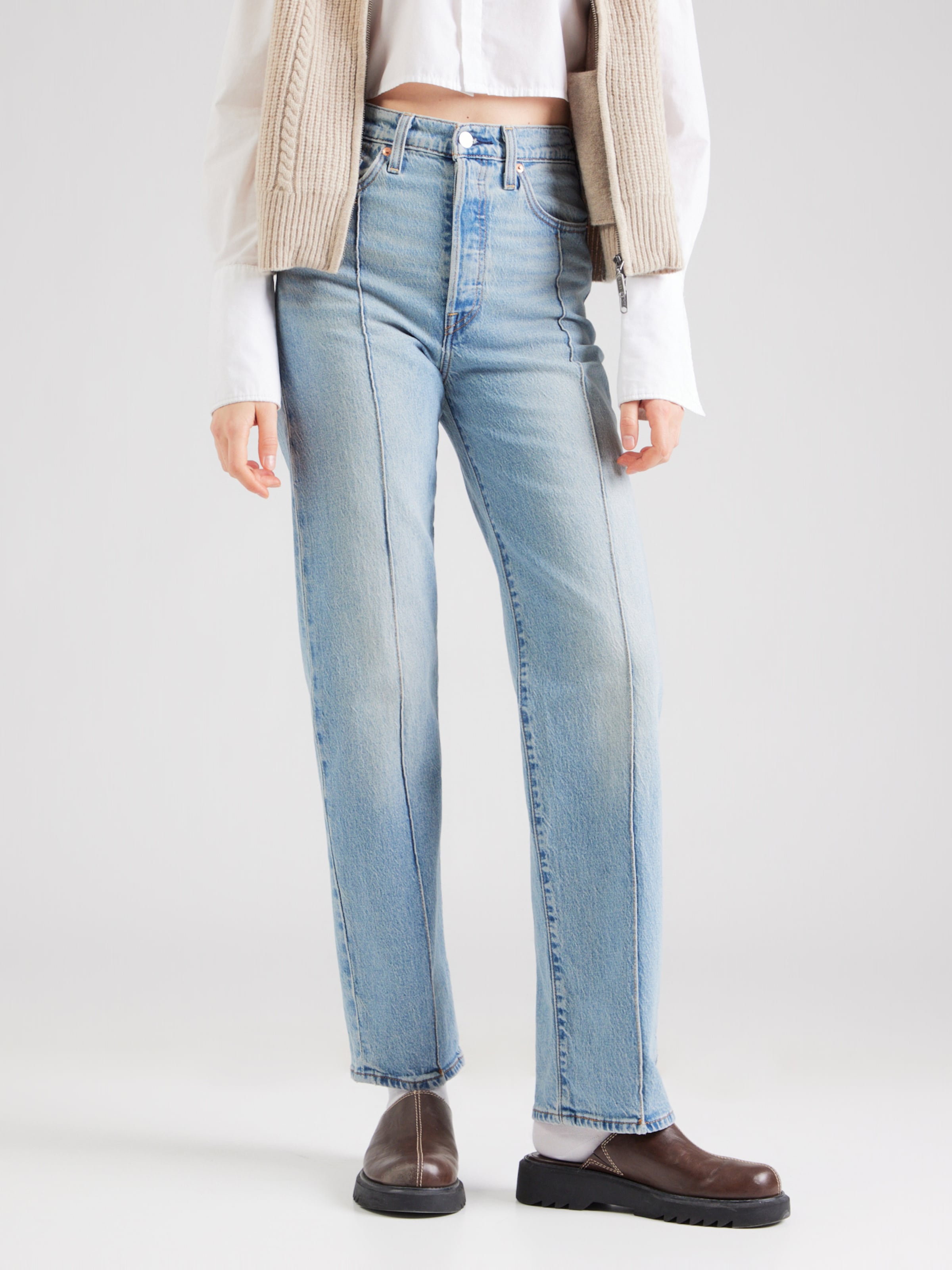 LEVI'S  Джинсы Regular 'Ribcage Full Length' в светло-голубом цвете — фото 3