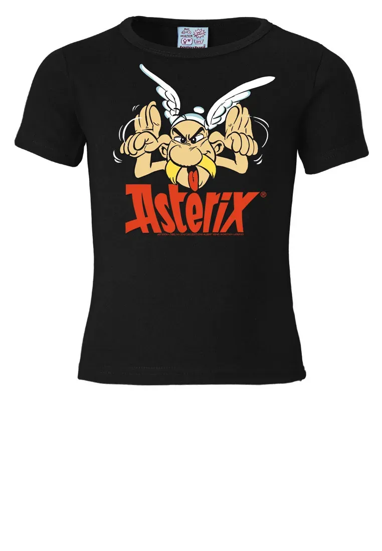 

Logoshirt Футболка "Астерикс - Гримаса", с принтом Астерикс спереди, черный